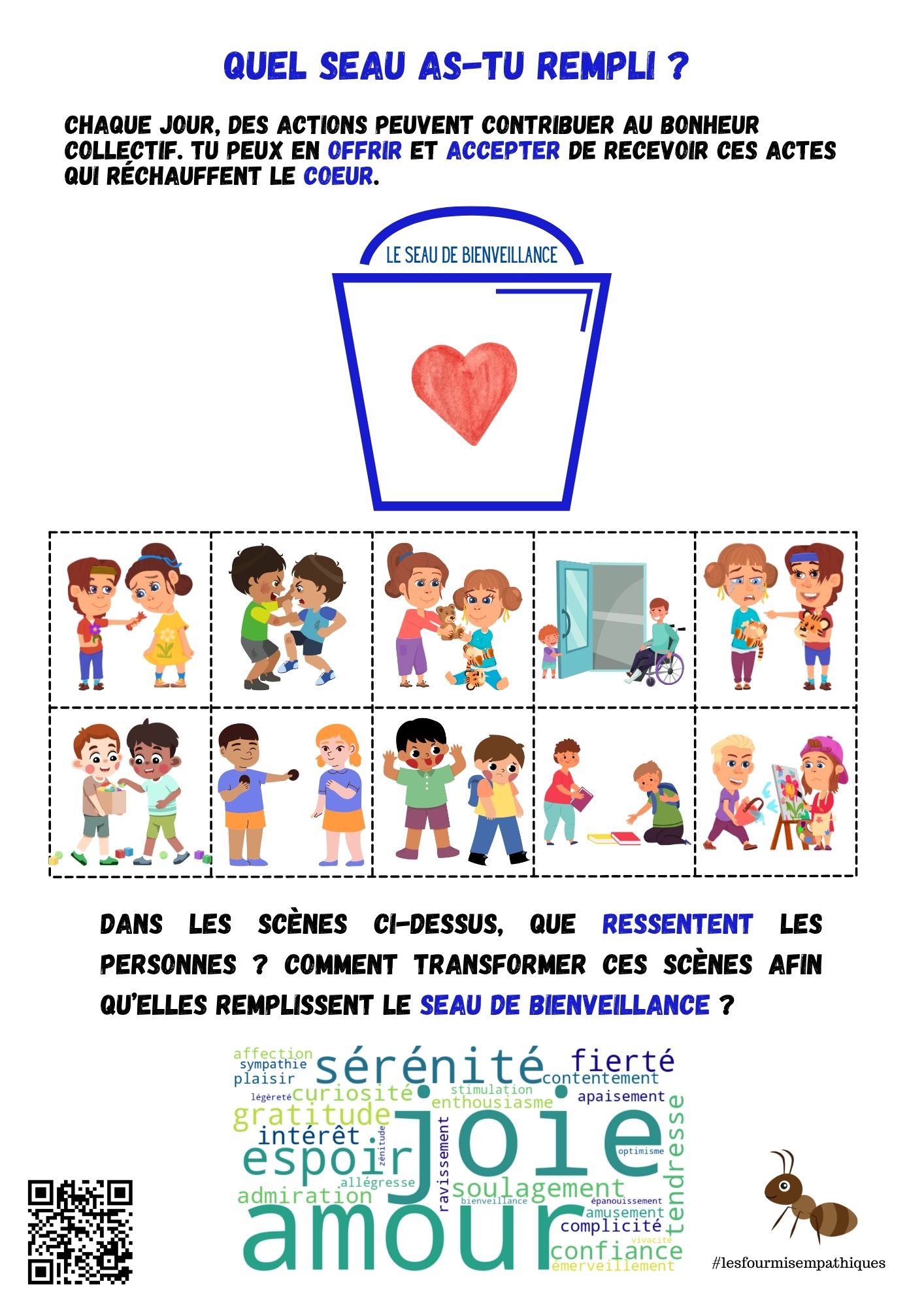 Remplir un seau