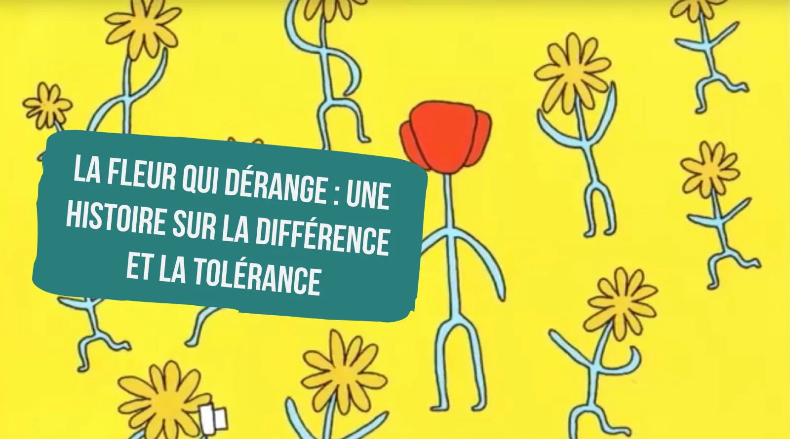 La fleur qui dérange : une histoire sur la différence et la tolérance